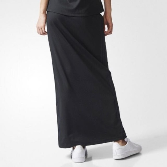 Adidas / “BH Long Skirt” Black Slit skirt XS - Picture 2 of 3